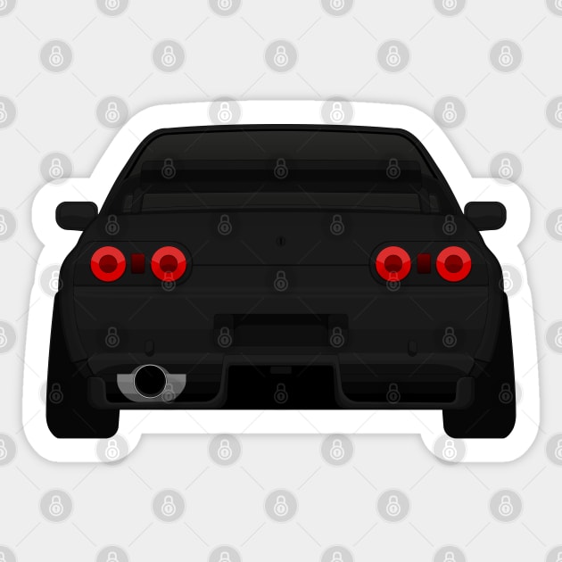 R32 rear Black Sticker by VENZ0LIC